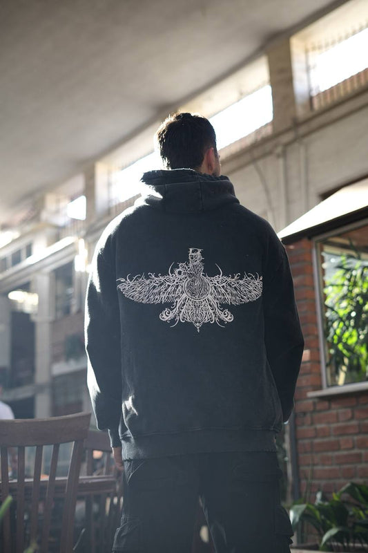 Black Farvahar Hoodie