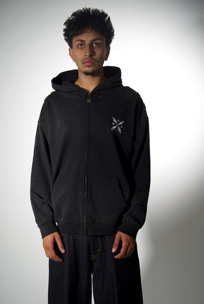Black Sun Zip-Up