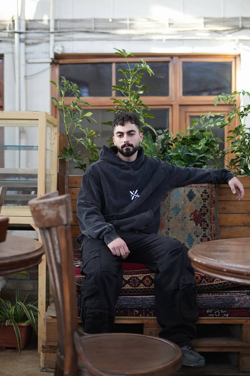 Unisex black Persian heritage hoodie