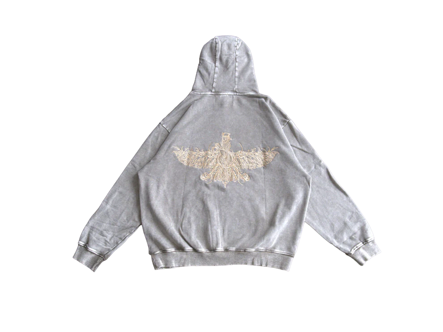 Original Xodafez Farvahar hoodie with gold stitching