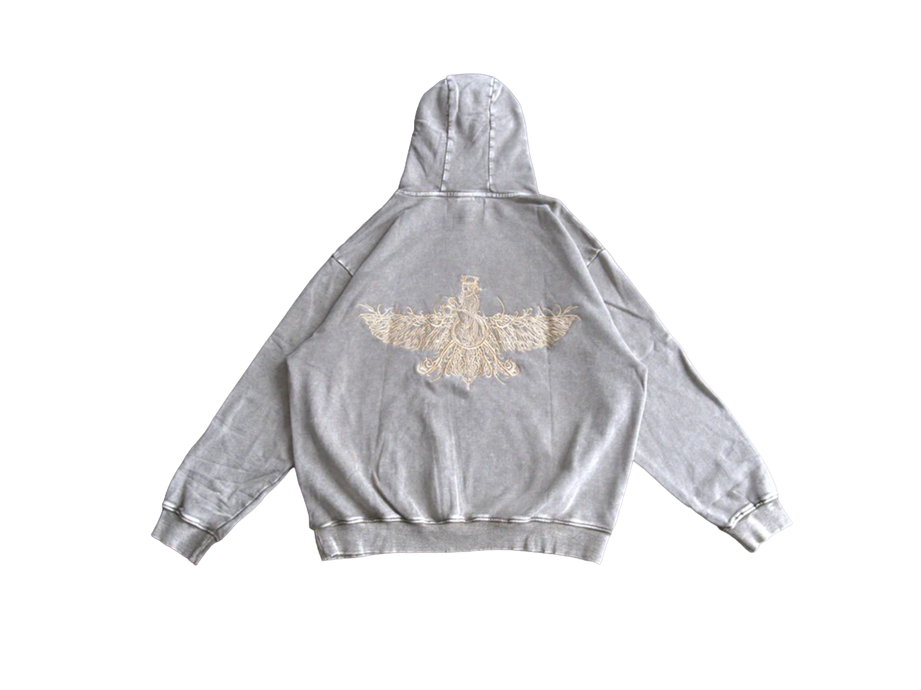 Original Xodafez Farvahar hoodie with gold stitching